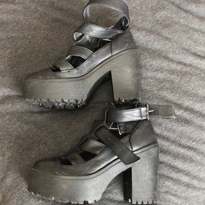 Top shop booties size 8